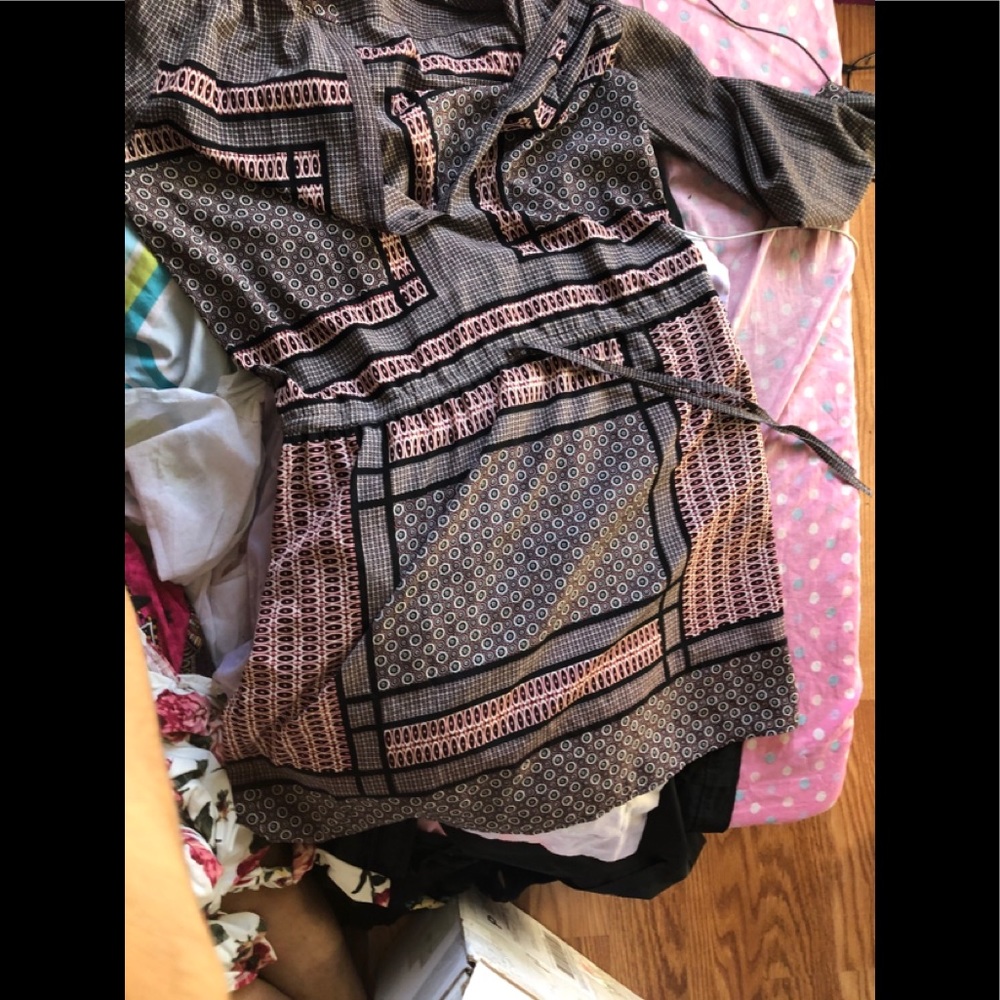 Boho Print Satin Dress🦥